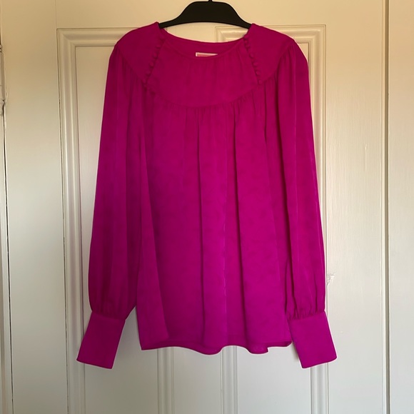 Kate Spade Solid Jacquard Top - Picture 1 of 11